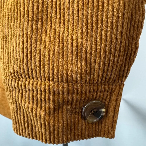 Bagatelle Collection Loose Fitted Saddle Brown Corduroy Puffer Jacket Sz large - Picture 5 of 11